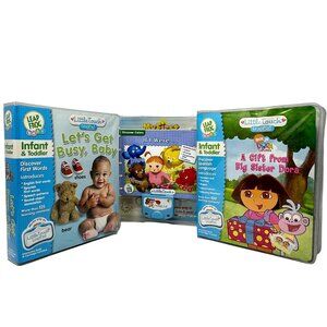LeapFrog LittleTouch LeapPad Infant Toddler Interactive Storybooks Set Dora